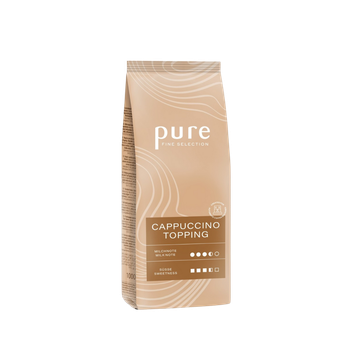 Pure Topping Cappuccino 1kg, cappuccino, cappuccino instant, vending, cappuccino vending, pure, pure cappuccino 