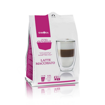 Gimoka Puro Aroma Latte Macchiato capsule compatibile Dolce Gusto 16 buc