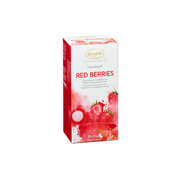 Ronnefeldt Teavelope Red Berries infuzie fructe 25 pliculete, ceai Ronnfeldt Teavelope, ceai 25 plicuri, ceai fructe pliculete, infuzie fructe, ceai verde, ceai negru, ceai messmer profiline plante, ceai messmer profiline fructe de padure