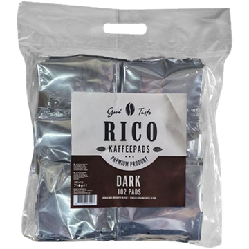 paduri senseo, senseo, paduri cafea, senseo paduri cafea, cafea senseo, Rico Kaffee Dark Roast paduri Senseo 102 bucati, rico senseo, paduri senseo 100, paduri ieftine