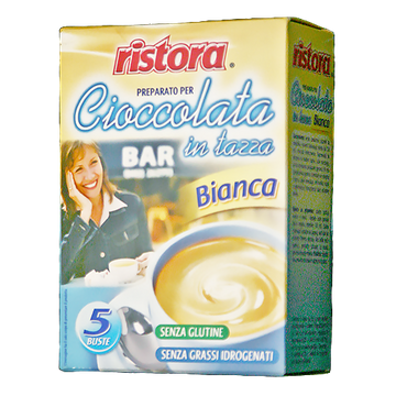 Ristora Bar ciocolata densa alba 5 plicuri
