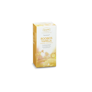 Ronnefeldt Teavelope Rooibos Vanilla infuzie plante 25 pliculete, ceai verde 25 pliculete, ceai Ronnfeldt Teavelope, ceai 25 plicuri, ceai fructe pliculete, infuzie fructe, ceai verde, ceai negru, ceai messmer profiline plante, ceai messmer profiline fruc