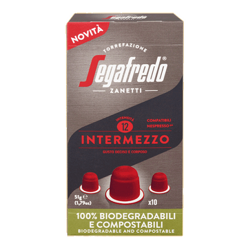 Segafredo Intermezzo 10 capsule compatibile Nespresso