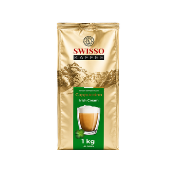 Swisso Kaffee Cappuccino Irish Cream 1kg cafea instant, cafea instant, cafea Swisso, cafea instant Swisso, Swisso Kaffee Cappuccino Irish Cream, 1kg cafea instant, frappe, cafea frappe, cafea solubila, cafea irish cream