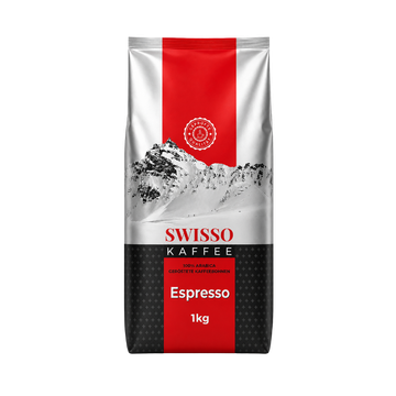 Swisso Kaffee Espresso 1kg cafea boabe, Swisso Kaffee Espresso 1kg, cafea macinata, cafea macinata Swisso, cafea macinata Espresso, cafea macinata 1kg, cafea aparat, Espresso, cafea boabe, cafea boabe 1kg