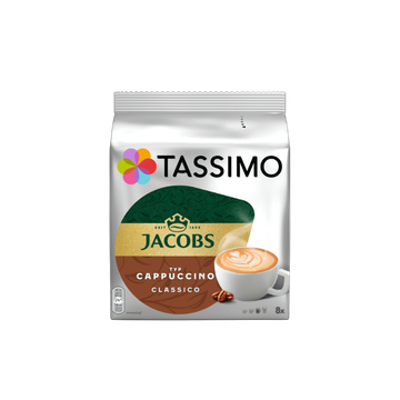 Tassimo Jacobs, capsule cafea tassimo, capsule tassimo, Tassimo Jacobs Cappuccino classico, cafea tassimo, tassimo Jacobs cappuccino