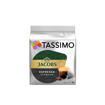 Tassimo Jacobs, capsule cafea tassimo, capsule tassimo, Tassimo Espresso Classico, cafea tassimo, tassimo Jacobs espresso