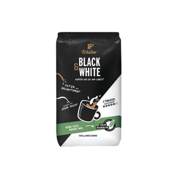 Tchibo Black N White, cafea boabe, cafea black n white, tchibo cafea, cafea macinata tchibo, tchibo cafea 500g, cafea boabe intensa, cafea