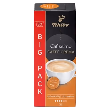 Pachet capsule Tchibo Cafissimo Caffe Crema Vollmundig (Rich Aroma) 30 buc.