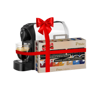 Tchibo Cafissimo Easy White espressor capsule + 70 capsule Cafissimo Classic Collection CADOU