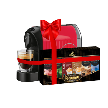 Tchibo Cafissimo Easy Red espressor capsule + 60 capsule Cafissimo Premium Collection CADOU, Tchibo Cafissimo Easy Black espressor capsule, tchibo, espressor tchibo, espressor capsule tchibo, tchibo cafissimo, cafissimo, capsule cafissimo, espressor cafis