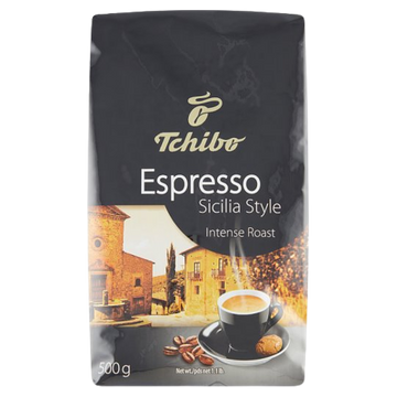 Tchibo Espresso Sicilia, cafea boabe, cafea tchibo, cafea espresso, cafea boabe tchibo, cafea tchibo sicilia, cafea tchibo milano, espresso tchibo, cafea premium tchibo, cafea tchibo 500g, cafea boabe tchibo 500g
