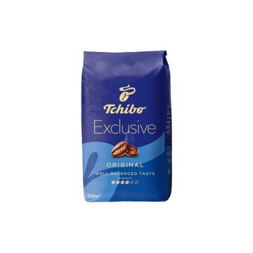 Tchibo Exclusive 1kg cafea boabe, cafea tchibo, tchibo exclusive, cafea boabe, cafea ieftina, cafea premium, cafea intensitate medie, cafea boabe tchibo, cea mai buna cafea