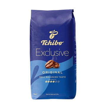 Tchibo Exclusive 1kg cafea boabe, cafea tchibo, tchibo exclusive, cafea boabe, cafea ieftina, cafea premium, cafea intensitate medie, cafea boabe tchibo, cea mai buna cafea