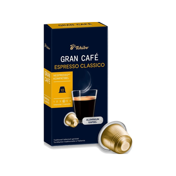 Tchibo Gran Cafe Espresso Classico 10 capsule aluminiu compatibile Nespresso, Tchibo Gran Cafe Espresso Classico 10 capsule aluminiu compatibile Nespresso, Tchibo Gran Cafe Espresso Forte 10 capsule aluminiu compatibile Nespresso, Tchibo Gran Cafe Ristret
