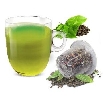 Bonini Tuareg 10 capsule ceai verde compatibile Nespresso