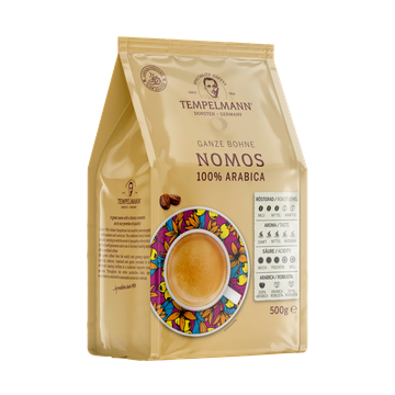 Cafea Tempelmann 500g Nomos Beans, cafea tempelmann, cafea boabe, tempelmann nomos beans, cafea arabica