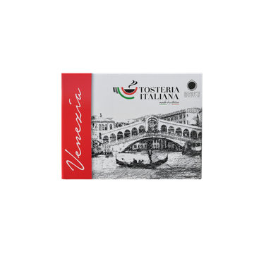 Tosteria Italiana Venezia cialde ESE 100 buc, capsule Tosteria Italiana, capsule Tosteria Italiana Venezia, capsule Tosteria Italiana ESE, cialde ESE, Tosteria Italiana Venezia, capsule aparat, espressor aparat capsule, aparat cialde, monodoza, espressor 