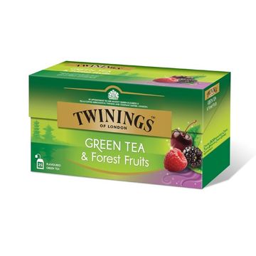 Twinings Green Forest Fruits ceai verde cu fructe de padure 25 pliculete