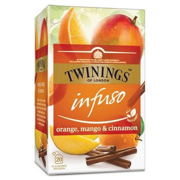 Twinings Infuso Orange, Mango & Cinnamon ceai infuzie portocala, mango si scortisoara