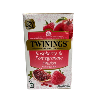 Twinings Infuso Raspberry Pomegranate ceai infuzie zmeura si rodie, ceai rodie, ceai infuzie rodie si zmeura