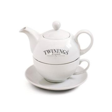 Twinings Tea For One set ceainic alb din ceramica