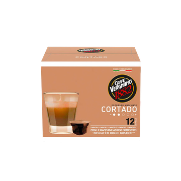 Vergnano Cortado 12 capsule compatibile Dolce Gusto, capsule vergnano, capsule vergnano cortado, vergnano, Vergnano Cortado10 capsule compatibile Dolce Gusto