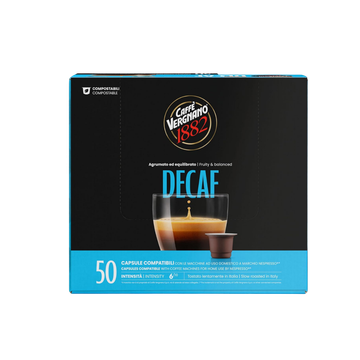 Vergnano Decaf 50 capsule compatibile Nespresso, capsule vergnano, capsule vergnano nespresso, vergnano decaf, Vergnano decaf 50 capsule compatibile Nespresso, capsule decofeinizate, cafea decofeinizata