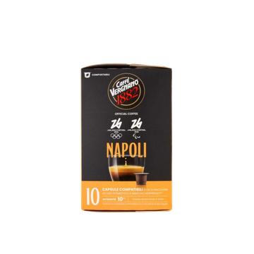 Vergnano Napoli 10 capsule compatibile Nespresso, capsule vergnano, vergnano nespresso, capsule compatibile nespresso, capsule nespresso vergnano, vergnano napoli capsule