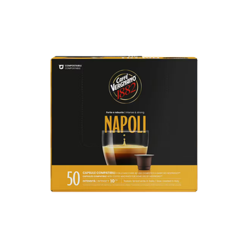 Vergnano Napoli 50 capsule compatibile Nespresso, capsule vergnano, vergnano nespresso, capsule compatibile nespresso, capsule nespresso vergnano, vergnano napoli capsule