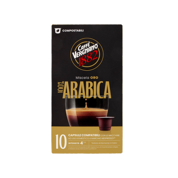 Vergnano Oro Arabica 10 capsule compatibile Nespresso, vergnano oro arabica, vergnano nespresso
