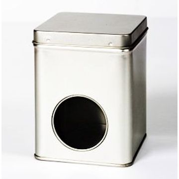 Cutie metalica mare personalizabila depozitare ceai si cafea