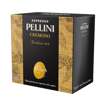 Pellini Cremoso capsule compatibil Dolce Gusto 10buc 