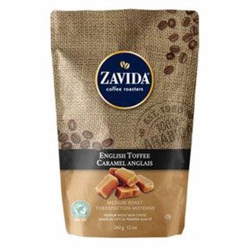 Zavida English Toffee Caramel Anglais cafea boabe cu aroma de caramel englezesc 340gr