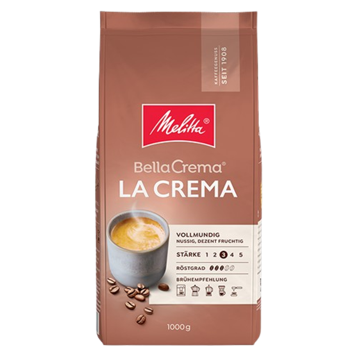 Melitta Bella Crema La Crema cafea boabe 1 kg | Magazin online de