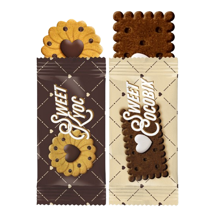 biscuit　レディース　GB XS Sweet Biscuiti mix cacao si fulgi de ciocolata 200 buc. | Magazin
