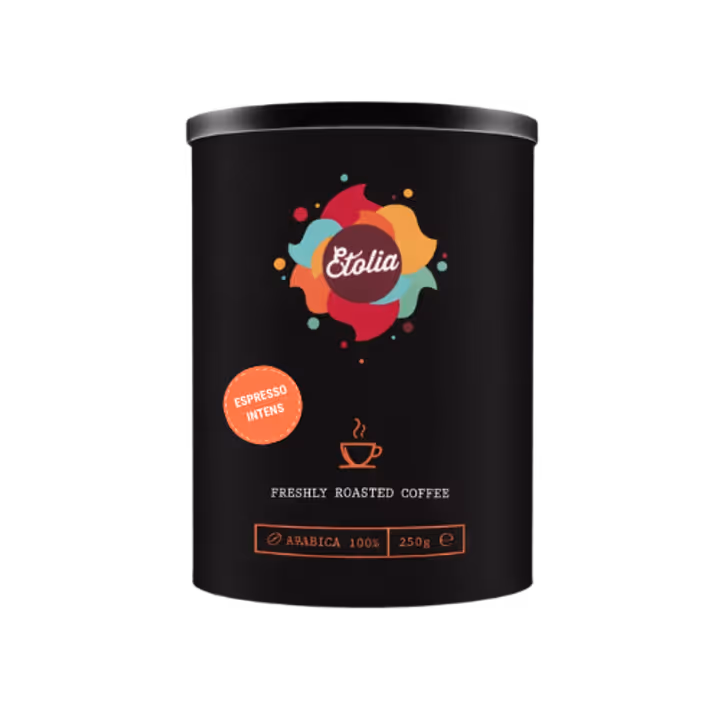 Etolia Espresso Intens 250g cafea boabe proaspat prajita