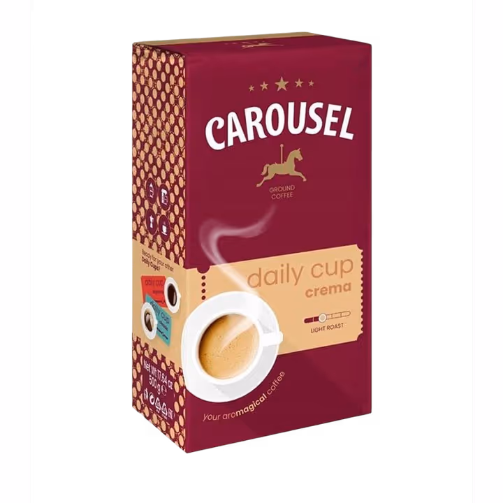 Carousel Daily Cup Crema cafea macinata 500g