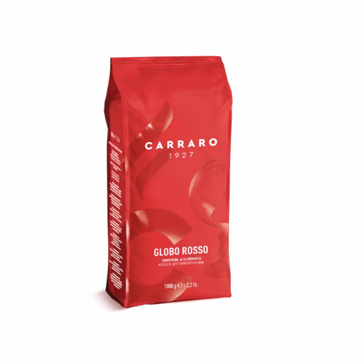 Carraro Globo Rosso cafea boabe 1kg