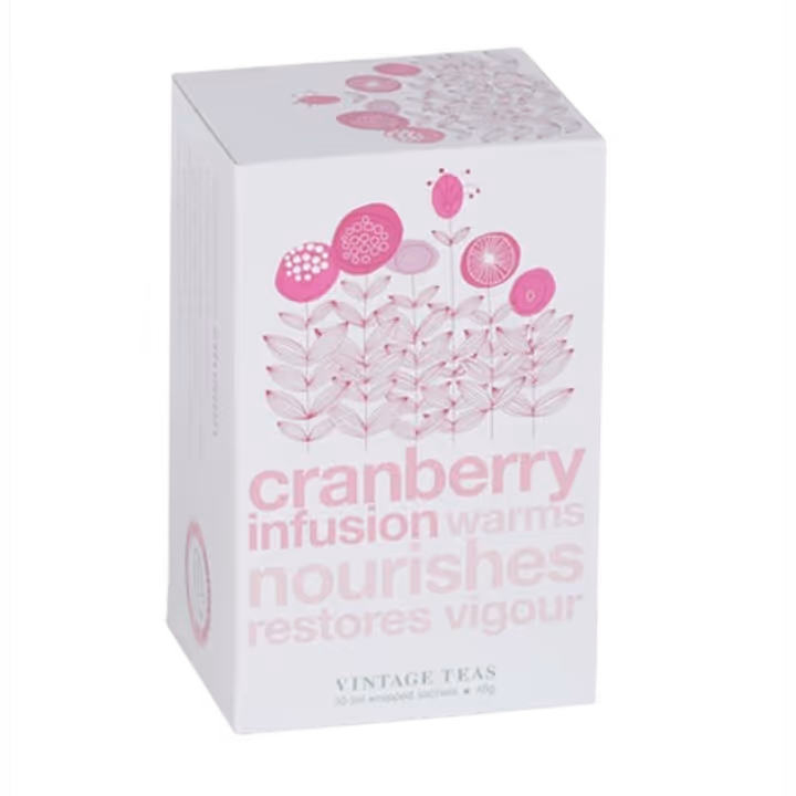 Vintage Teas Cranberry Infusion ceai merisoare 30 plicuri