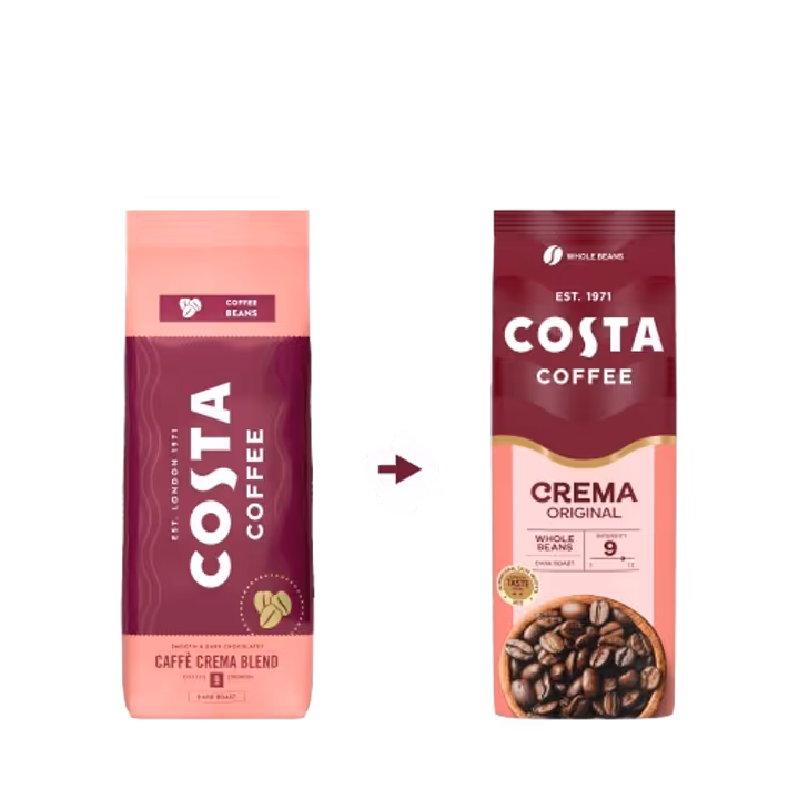Costa Crema Original cafea boabe 1kg