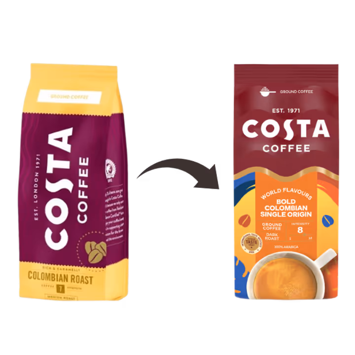Costa Colombian Roast cafea macinata 200g