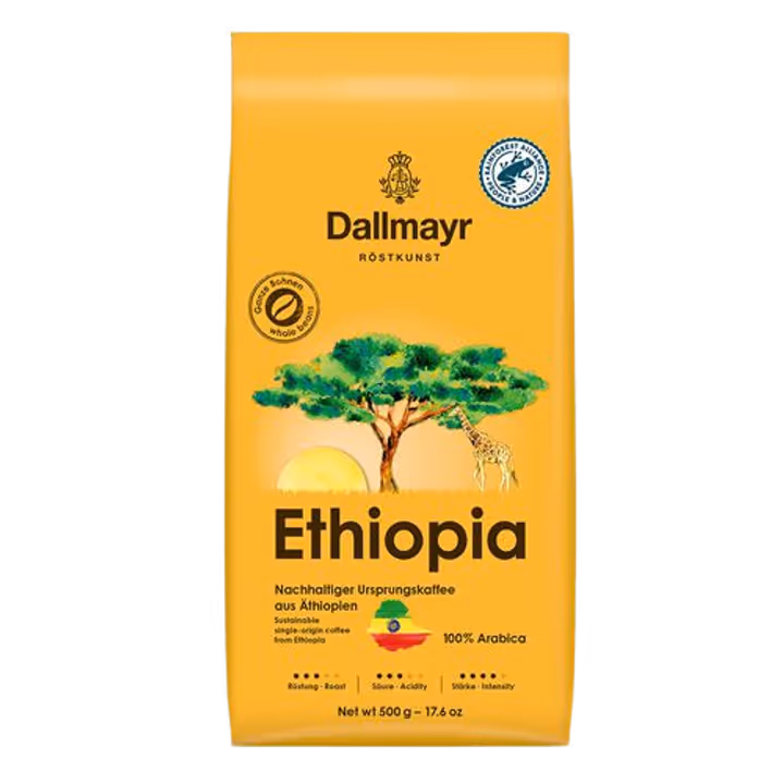 Dallmayr Ethiopia UTZ 500g cafea boabe