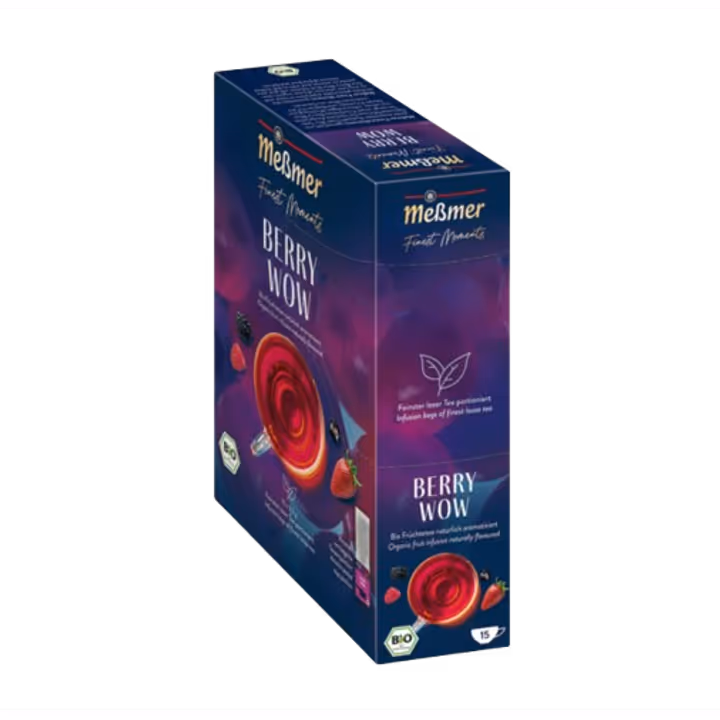 Messmer Berry Wow Bio ceai fructe de padure 15 pliculete