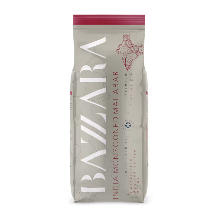 Bazzara India Monsooned Malabar 1kg cafea boabe