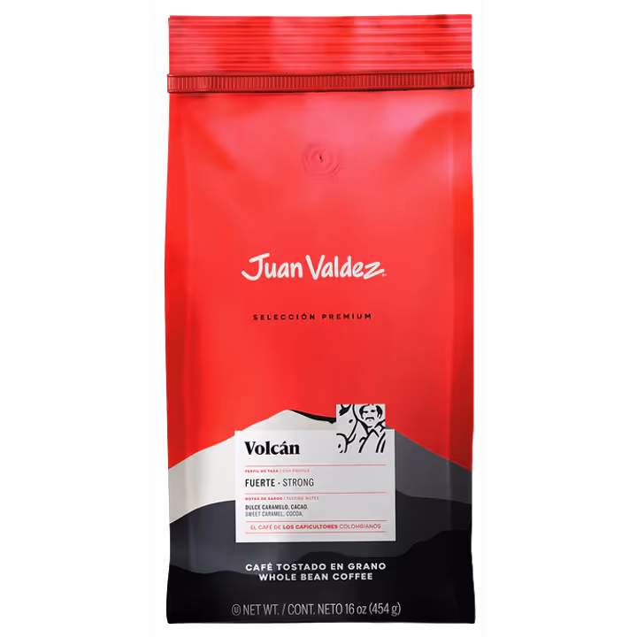 Juan Valdez Volcan cafea boabe 454g