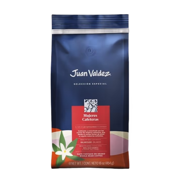 Juan Valdez Mujeres Cafeteras cafea boabe de origine 454g