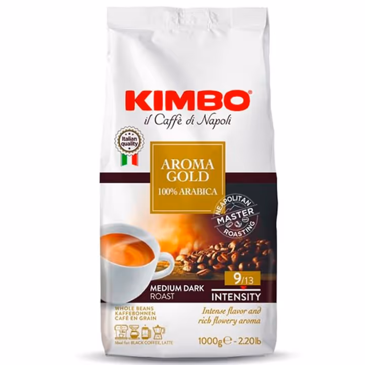 Kimbo Aroma Gold 100% Arabica 1kg cafea boabe
