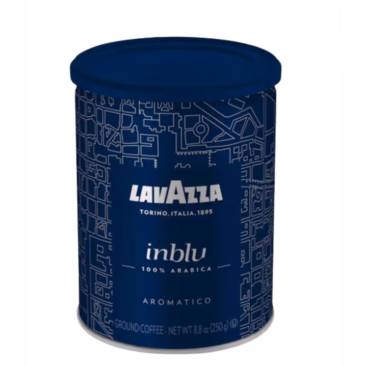 Lavazza inBlu Espresso cutie metalica 250g cafea macinata