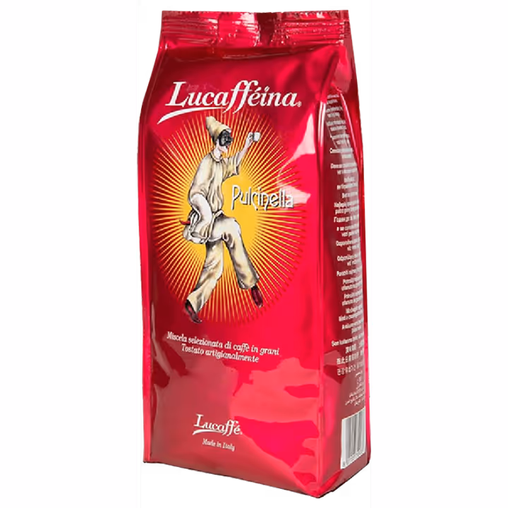 Lucaffe Pulcinella cafea boabe 1kg